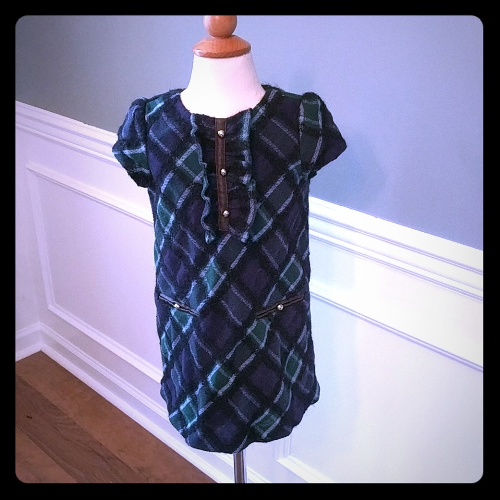 Janie and Jack Plaid A-LINE Dress